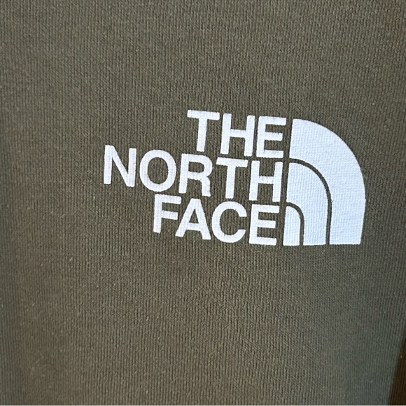 The North Face Military Olive Green Hoodie Sweatshirt XL - Picture 4 of 9